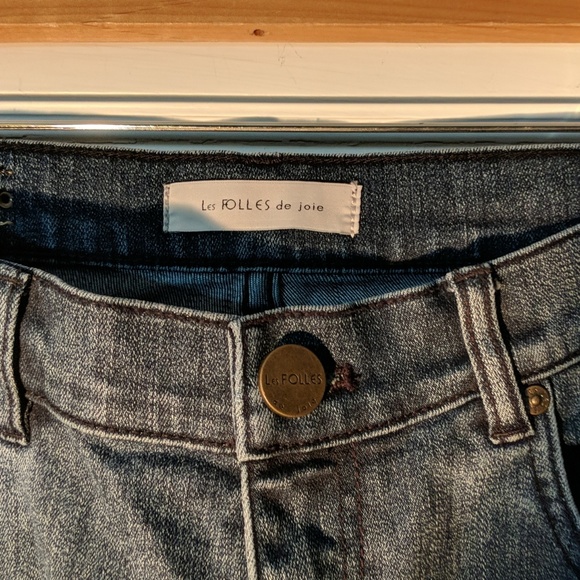 Les Folles de Joie jeans, size 29 - Picture 2 of 8
